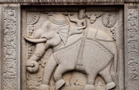 Buddha statues in a Sri Dalada Maligawa