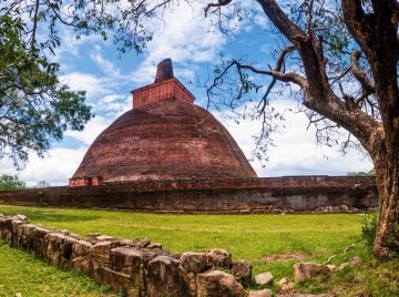 Jetvanarama Dagoba at the Sacred City of Anuradhapura, Cultural Triangle, Sri Lanka, Asia