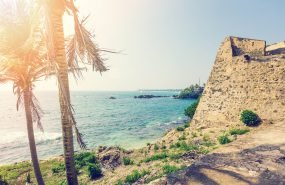 view from walls at fort Galle